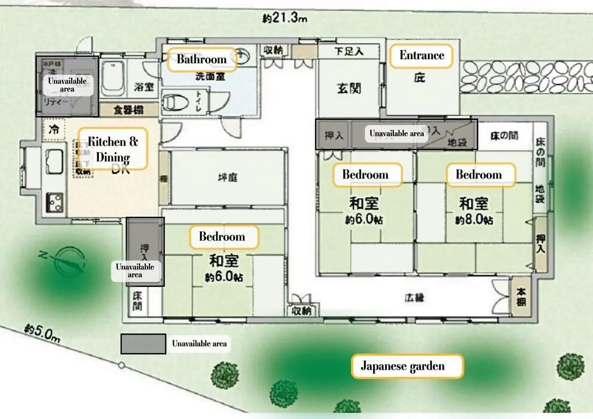 藤花楼 Kamakura Acomodação com café da manhã Yamanouchi  Alojamento de Acomodação e Pequeno-almoço
